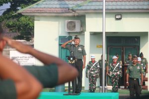 Pelihara dan Tingkatkan Nasionalisme Prajurit, Kodim 0429/Lamtim Gelar Upacara Bendera
