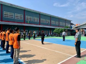 Pimpin Apel Tamping, Kepala KPR Tanamkan Sikap Kedisiplinan