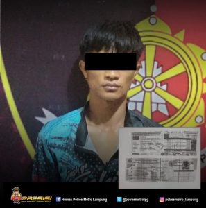 Tekab 308 Presisi Polres Metro Berhasil Tangkap DPO Curat R2