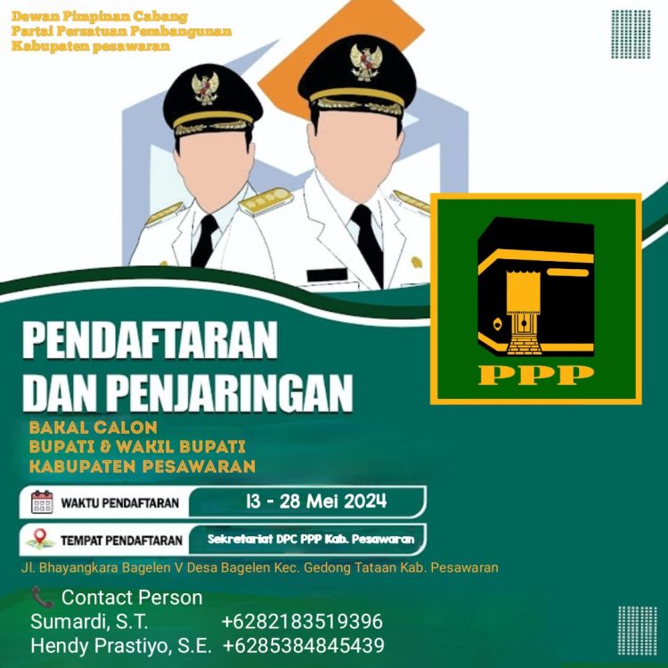 PPP Pesawaran Buka Penjaringan Pendaftaran Balonkada 2024