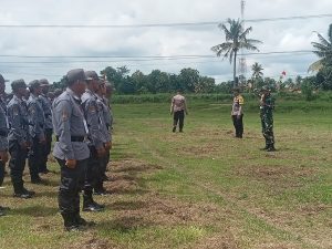 Koramil 11/Sekampung Hadiri Pembukaan Kegiatan Penguatan dan Peningkatan Kapasitas Linmas