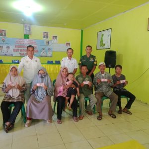 Penyaluran BLT DD Tahap 2 di Kawal Babinsa Koramil 429-02/ Way Bungur 