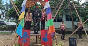 Danramil 05/Sukadana Lantik Anggota SWK Angkatan VII