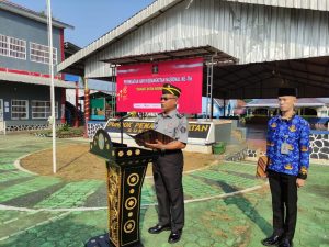 Bangkit untuk Indonesia Emas, Rutan Sukadana Gelar Upacara Peringatan Hasrtiknas ke-116