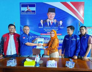 Hari Terakhir, Nanda Indira Daftar Bacabup Pesawaran di DPD Demokrat