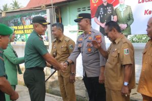 Kunker Lanjutan ke Koramil Jajaran, Dandim 0429/Lamtim : Jaga Soliditas dan Sinergitas TNI-Polri