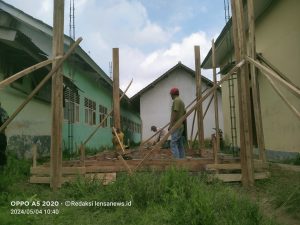 Desa Bumiharjo Bangunkan Kelengkapan Fasilitas Puskesdes 