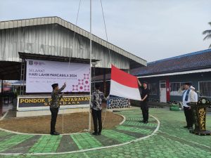 Bersatu Menuju Indonesia Emas 2045, Rutan Sukadana Gelar Upacara Peringati Hari Lahir Pancasila