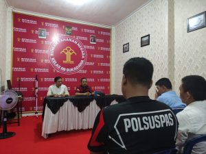 Plh. Kepala Rutan Kelas IIB Sukadana Gelar Rapat Kinerja