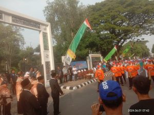 HUT Kota Metro ke-87, Dharma Wanita Persatuan Gelar Lomba Gerak Jalan