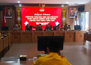 KPU Lampung Resmi Tetapkan 85 Caleg DPRD Priode 2024-2029
