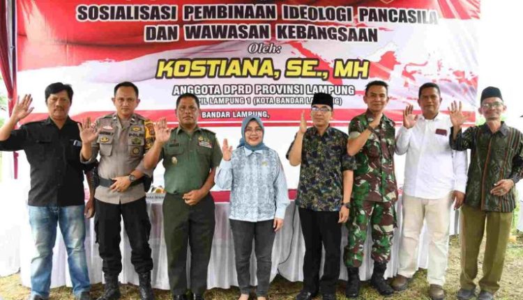 Kostiana DPRD Provinsi Lampung Giat Pembinaan Ideologi Pancasila