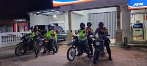 Kodim 0429/Lamtim Beserta jajaran Polsek Gelar Patroli Malam Bersama