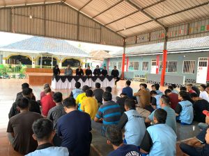 Berikan Pengarahan, Plh. Kepala Rutan Sukadana Tekankan Peran dan Tugas Tamping