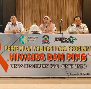 Pastikan Data HIV/AIDS dan PIMS, Dinkes Jeneponto Gelar Pertemuan Validasi Data Program