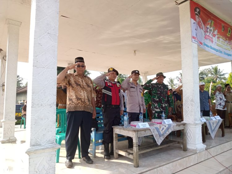 Upacara Peringatan Hari Jadi Desa Beteng Sari ke – 32 Dihadiri Babinsa Koramil 14/Jabung