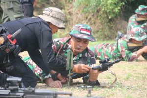 Latbak Jatri Kodim 0429/Lamtim Ajang Sinergitas TNI-Polri