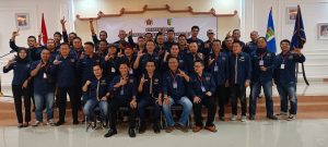 Dua Kali Ismail Kibarkan Bendera Pataka Untuk PWI Pesawaran
