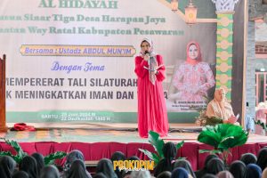 Nanda Gelar Silaturahmi dengan HMT di Tingakat Kecamatan Way Ratai