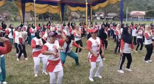 Senam CAKEP Bersama Nanda, Sedot Ratusan Kaum Emak