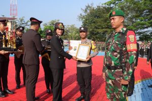 Polres Pesawaran Adakan Lomba Siskamling, Desa Sukaraja Sabet Juara 1