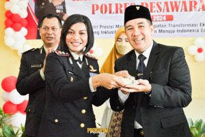 HUT Bhayangkara ke -78, Bupati Dendi Apresiasi Kinerja Polri