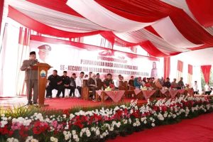 Bupati Lamsel Kukuhkan 15 Kepala Desa 