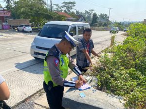 Hari Pertama Operasi Patuh Krakatau, 47 Pengendara Mendapat Tilang