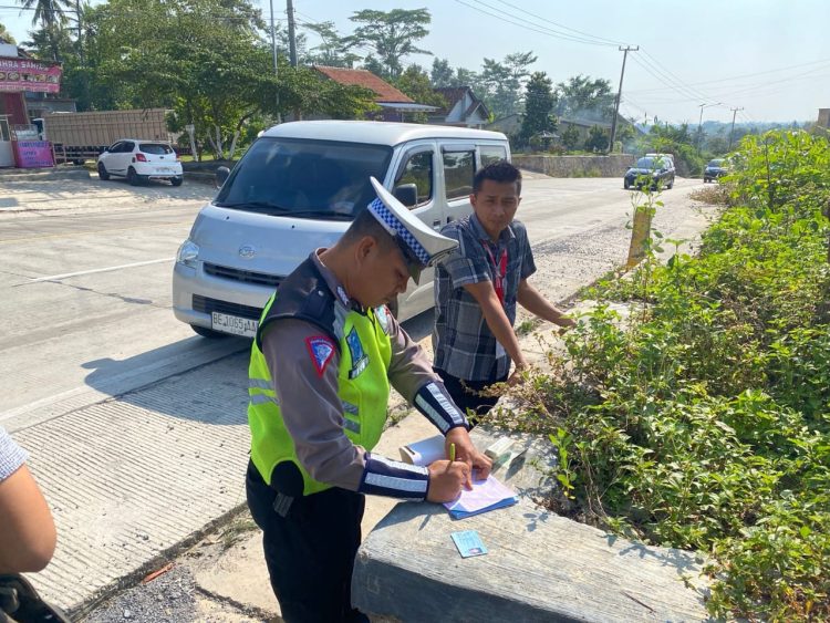Hari Pertama Operasi Patuh Krakatau, 47 Pengendara Mendapat Tilang