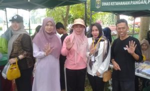 DKP3 Kota Metro Kembali Mengelar Pasar Tani Agroceria di Metro Barat