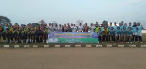 Pemkot Metro Gelar Pertandingan Persahabat Antara Perseti FC Kota Metro dengan Team PON Putri Bangka Belitung