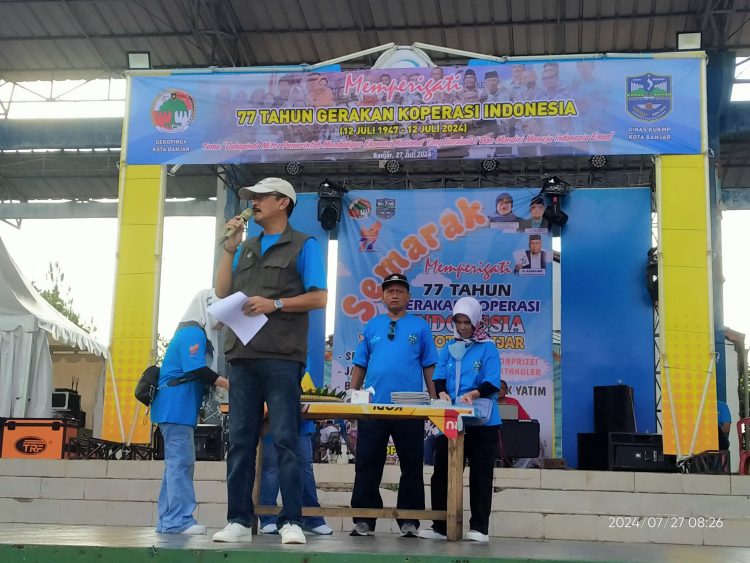 Antusiasme Masyarakat  Kota Banjar Peringatan Hari Koperasi ke-77