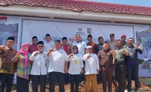 Perdana, Bupati Dendi Pimpin Peletakan Baru Pertama Pembangunan Rumah Sehat Baznas Pesawaran