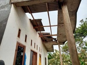 Dusun III Desa Balerejo Geger di Hempas Angin Puting Beliung 