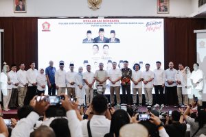 Sanuji Dita Secara Resmi di Dukung Partai Gerindra Sebagai Bupati dan Wakil Lebak 2024-2029L
