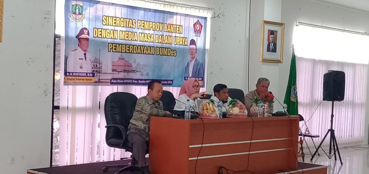 Pemerintah Provinsi Banten Ajak Media Masa Kolaborasi dalam Pemberdayaan BUMDes