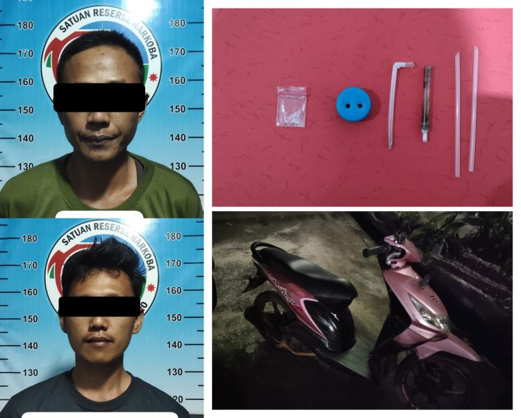 2 Warga Lamtim Diamankan Satresnarkoba Polres Metro