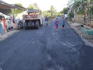 Dinas Perkim Bangunkan Hotmik di Perumahan Bumi Cempaka Asri Lebak Warga Ucapkan Terima Kasih