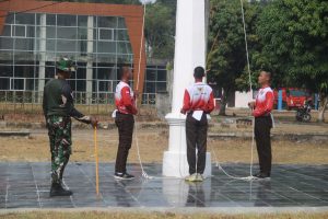 Kodim 0429/Lamtim Latih Calon Paskibraka Kabupaten Lampung Timur