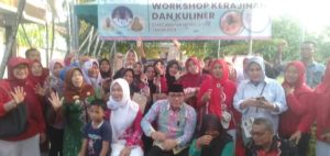 Dinas Koperasi UMKM Metro Gelar Pelatihan Kerajinanan dan Workshop Kuliner Acara Royokan di Purwosari