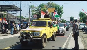Ribuan Massa lakukan Konvoi dan Do’a Bersama, Sebagai Bentuk Dukungan untuk Rakyat Palestina