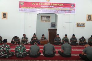 Rangkaian Peringatan HUT RI ke-79, Kodim 0429/Lamtim Gelar Do’a Syukur Bersama