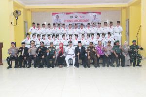 Ini Pesan Dandim 0429/Lamtim pada Acara Pengukuhan Paskibraka Terpilih