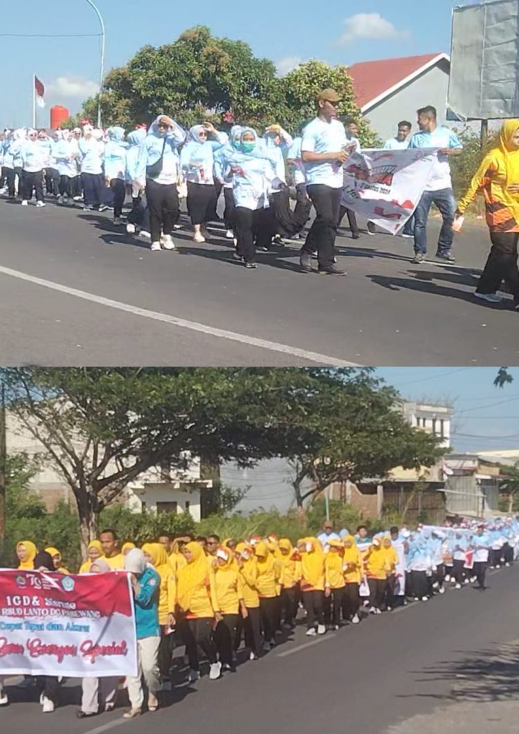 RSUD Lanto DG Pasewang Gelar Semarak Lomba Kemerdekaan RI ke 79, Ada Defile hingga Donor Darah