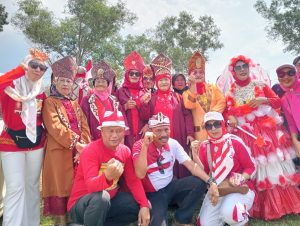 Desa Sukaraja Nuban Ramaikan Karnaval HUT RI ke-79