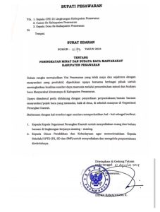 Tingkatkan Minat Baca, Bupati  Pesawaran Terbitkan S.E