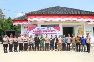 Jelang Pilkada 2024, Personil Kodim 0429/Lamtim Ikuti Simulasi Sispamkot