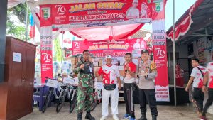 Semarak HUT RI ke-79, Peserta Jalan Sehat di Desa Kebagusan Membludak