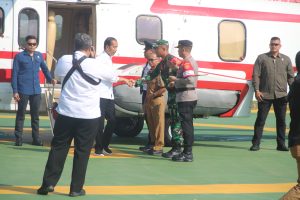 Peresmian Bendungan Marga Tiga, TNI-Polri Berikan Pengamanan Ketat pada Presiden RI JoKo Widodo