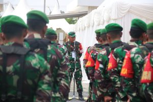 Dandim 0429/Lamtim Bersama Forkopimda Sambut Kedatangan Presiden RI Joko Widodo